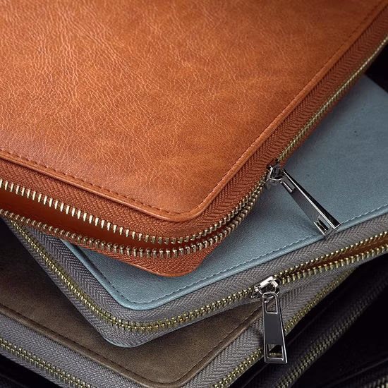 2018 Personalized Business Leather File Folder and Padfolio Portfolio Binder for Gift